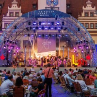 Abendstimmung bei der LEIPZIGER MARKT MUSIK