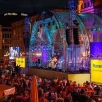 Abendstimmung bei der LEIPZIGER MARKT MUSIK