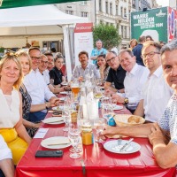 Sponsoren und Partner der LEIPZIGER MARKT MUSIK beim Sponsorenabend 2026 