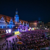 Abendstimmung auf der LEIPZIGER MARKT MUSIK